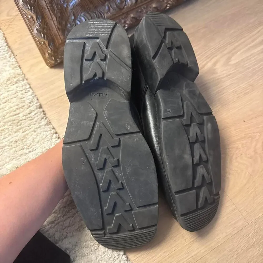 Aldo black leather